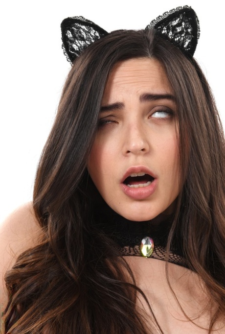 Cute girl Ariana Van X dildos her pussy while wearing cosplay attire 75043554