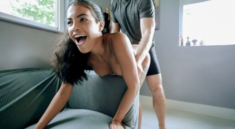 Latina girl Maya Farrell finishes a fuck with a mouthful of cum 35305568