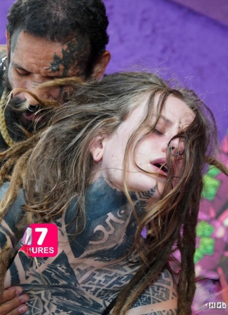Heavily tattooed couple Ceci Milkymouz and Papi V make their onscreen debut 56647964