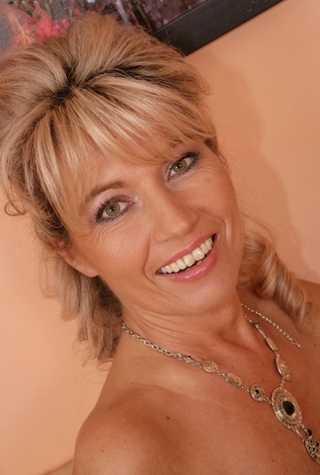 Older blonde hottie Janet Darling baring nice thong laden ass 89252856