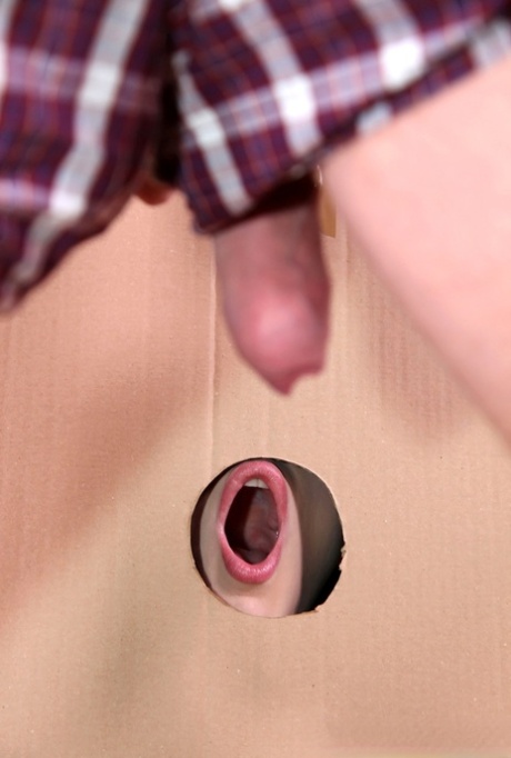 Blonde bride Angel Wicky sucks off an uncut dick at a gloryhole 54284817