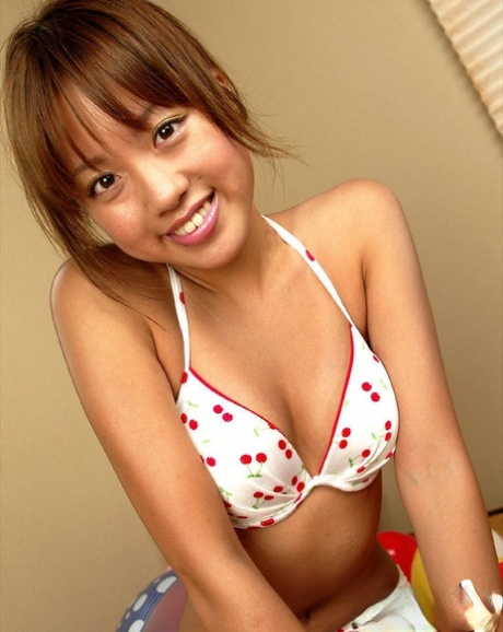 Slim asian cutie with neat fanny posing in fancy lingerie 48027540